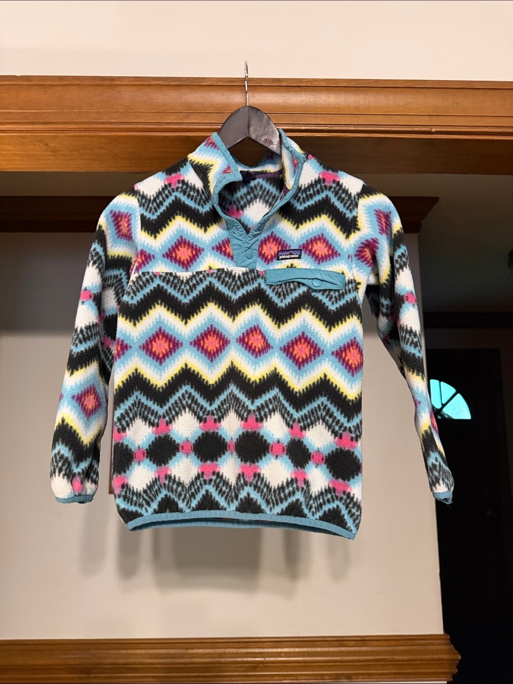 Patagonia Snap-T Pullover - Blue, Pink, Yellow, Black, White